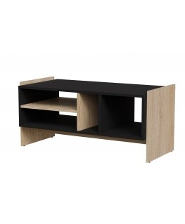 Cama PORTO suolas/stalas 100x50x46 ąžuolas/juodas