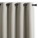 CLASSIC RESTILO kardina CARLI, liivakollane, ühes toonis, klassikaline, triibuline, materjali tüüp - oksfordi tekstiil, 200x270