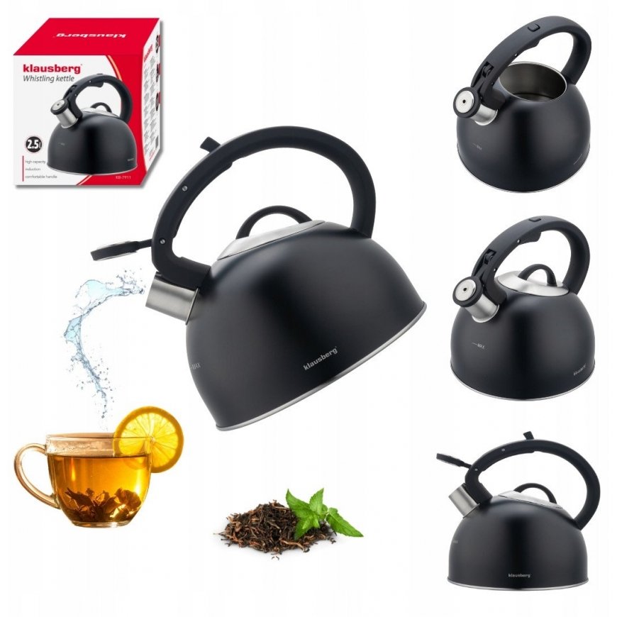KLAUSBERG KB-7911 teräsveturi, jossa on 2,5 l ääni. – 2