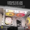 Corsair iCUE LINK TITAN RX RGB Protsessor Kõik-ühes vedelikujahuti 12 cm Valge 1 tk Corsair iCUE LINK TITAN RX RGB Protsessor Kõik-ühes vedelikujahuti 12 cm Valge 1 tk