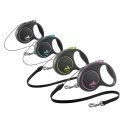 Flexi Black Design M 5 m suņa ievelkams svins