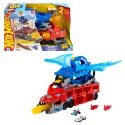 Hot Wheels City Ultimate Dual Dragon Transporter & 2 1:64 Scale Toy Cars Hot Wheels City Ultimate Dual Dragon Transporter & 2 1:64 Scale Toy Cars
