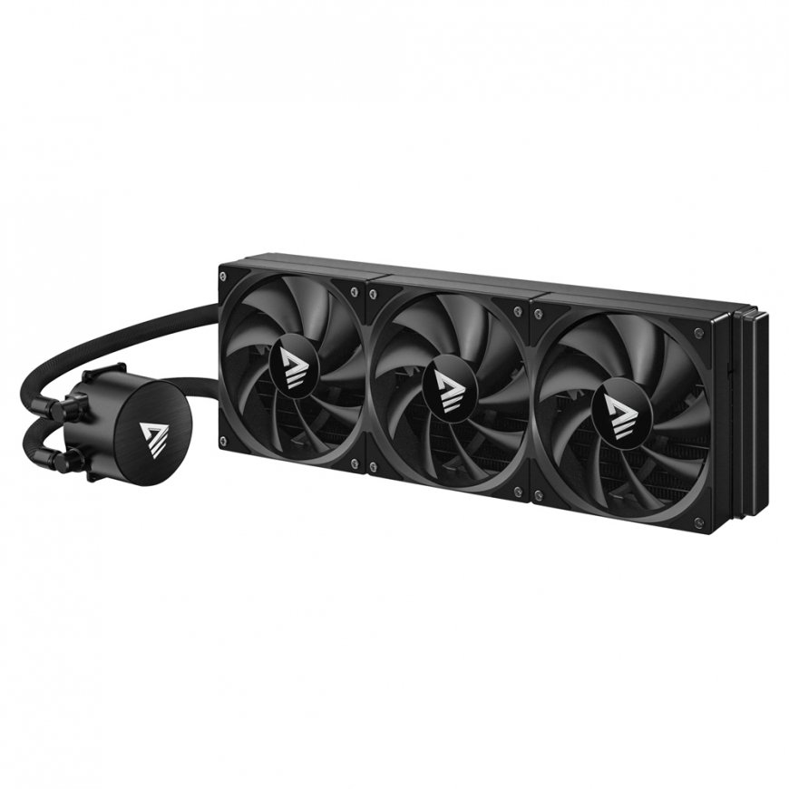 Savio NOX 360 mm Suoritin Nestejäähdytyspakkaus 12 cm musta 1 kpl