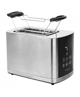 Emerio TO-128308 tosteris 7 2 šķēle (-s) 800 W Melns, Sudrabs