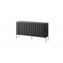 Cama VERA chest of drawers 150x40x80 black matt Cama VERA chest of drawers 150x40x80 black matt