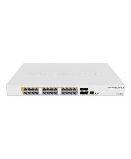 Mikrotik CRS328-24P-4S+RM verkkokytkin Hallittu L2/L3 Gigabit Ethernet (10/100/1000) Power over Ethernet -tuki 1U Valkoinen