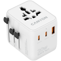CANYON Travel Adapter OnTour 20 EU|UK|US|AUS 20W White 52914850 CANYON Travel Adapter OnTour 20 EU|UK|US|AUS 20W White 52914850