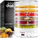 Extralink Pradžia | Mushroom, Fruit, Vegetable, Herb Dehydrator | 500 W + 5 Trays, 27 cm, White Extralink Pradžia | Mushroom, Fruit, Vegetable, Herb Dehydrator | 500 W + 5 Trays, 27 cm, White
