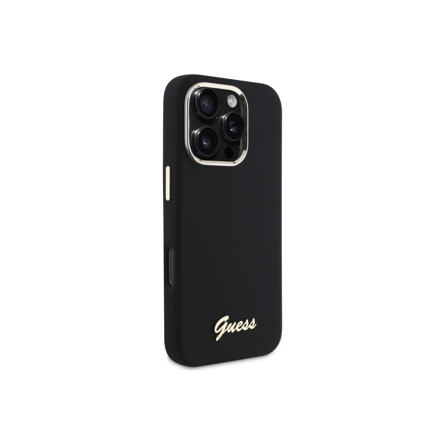 Guess GUHCP16LSMBSLK iPhone 16 Pro 6.3" black hardcase Silicone – 4