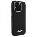 Guess GUHCP16LSMBSLK iPhone 16 Pro 6.3" black hardcase Silicone