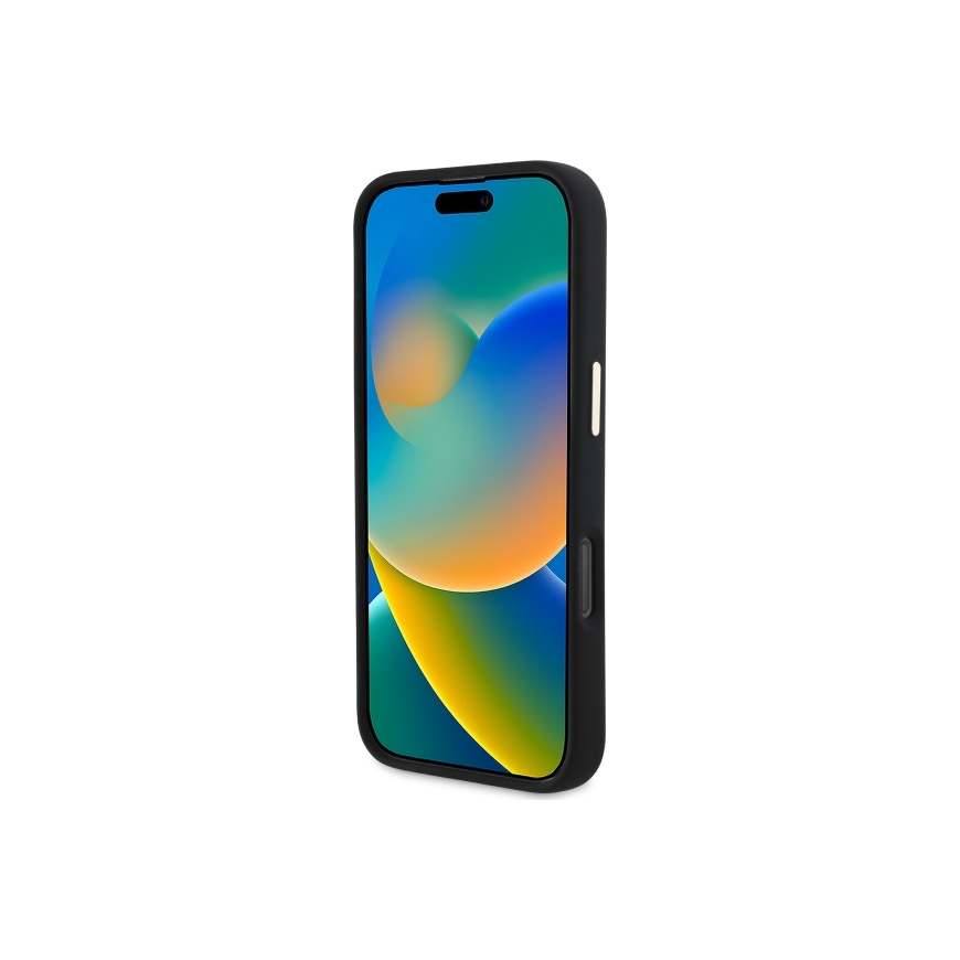 Guess GUHCP16LSMBSLK iPhone 16 Pro 6.3" black hardcase Silicone – 5