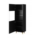 Cama Display cabinet PAFOS 60x40x182 mat black Cama Display cabinet PAFOS 60x40x182 mat black