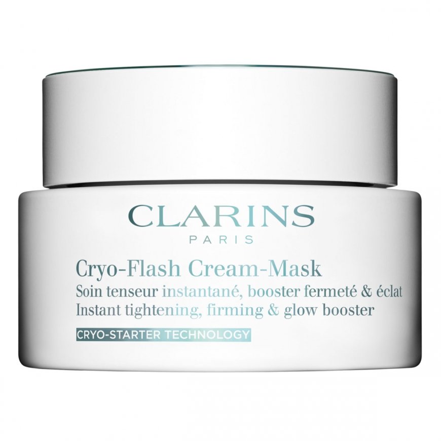 Clarins Cryo-Flash Mask kremas momentiniam stangrinimui ir švytėjimui, 75 ml