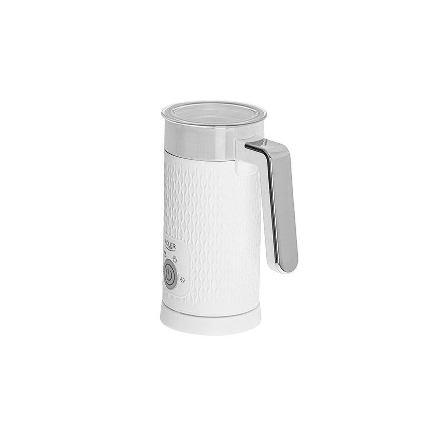 Adler AD 4494 milk frother/warmer Автоматический Металлический, Белый – 2
