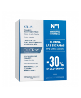 Ducray KELUAL keratoreducing emulsioon kätetõve jaoks, pakendis 2 x 50 ml