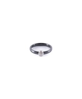 Brilio Silver Brilio Sidabrinis Decent Silver Ring with Clear Zirconia EA689W
