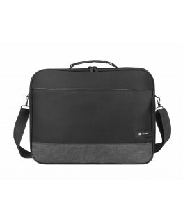 NATEC Impala 2 43,9 cm (17.3") чехол-сумка почтальона Черный, Серый