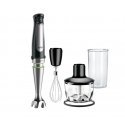 Braun MQ 7035X 0,6 L Upotettava sekoitin 1000 W musta, Satiini teräs