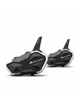 Midland C1585.01 motobraucēju sarunu iekārta 2000 m Melns, Balts