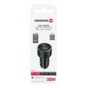 Swissten Автомобильное зарядное устройство USB-C PD / USB 38W Swissten Автомобильное зарядное устройство USB-C PD / USB 38W