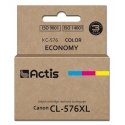 Actis KC-576 tintes kārtridžs 1 pcs Saderība Standarta produktivitāte Zils, Sarkans, Dzeltens