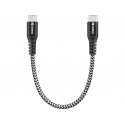 Sandberg 441-66 USB-kaabel USB 2.0 0,2 m USB C Must, Valge Sandberg 441-66 USB-kaabel USB 2.0 0,2 m USB C Must, Valge