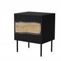 Cama INSERTO 400241 ночной/прикроватный столик Прикроватная тумбочка 0 ящик(и) Черный, Дуб Cama INSERTO 400241 ночной/прикроватный столик Прикроватная тумбочка 0 ящик(и) Черный, Дуб