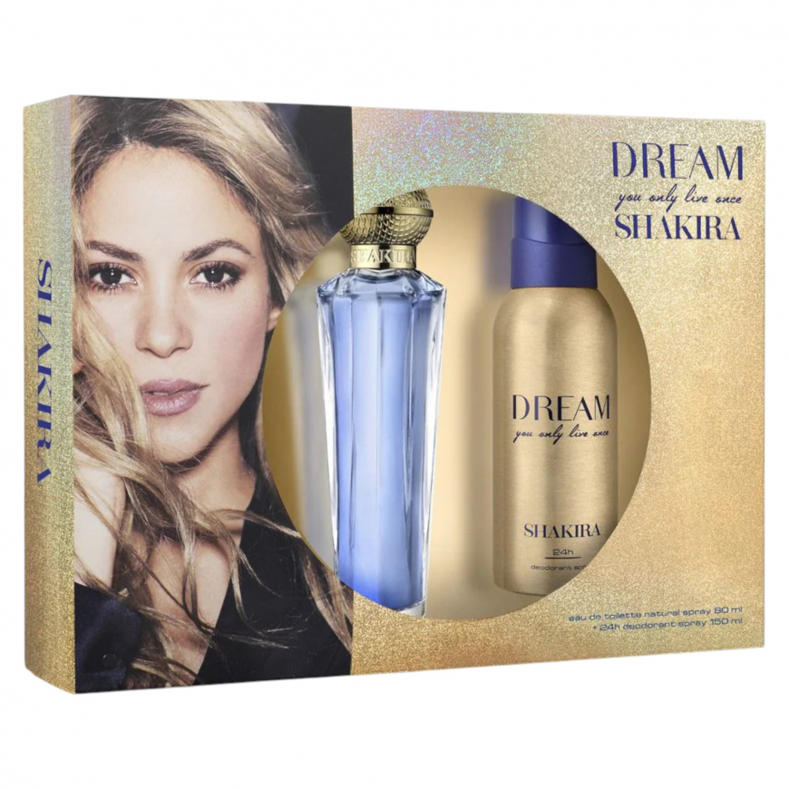 Set Shakira: Dream You Only Live Once, Eau De Toilette, For Wome