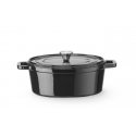 Hendi Enamelled Cast Iron Oval Pot 4.4 l 365x290x115 mm Hendi Enamelled Cast Iron Oval Pot 4.4 l 365x290x115 mm