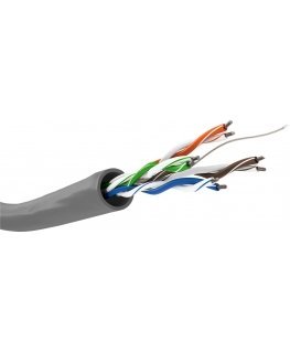 Goobay CAT 5e Network Cable, U/UTP, grey, 305m