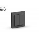 Senic Friends of Hue Switch light switch Polycarbonate (PC) Assorted colours, Black, Grey, White