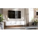 Cama 4D RTV spintelė PALAZZO BIS 201x40x60 balta matinė Cama 4D RTV spintelė PALAZZO BIS 201x40x60 balta matinė