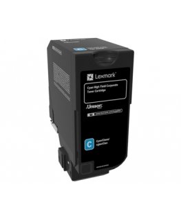 Lexmark 74C2HCE toner cartridge 1 pc(s) Original Cyan