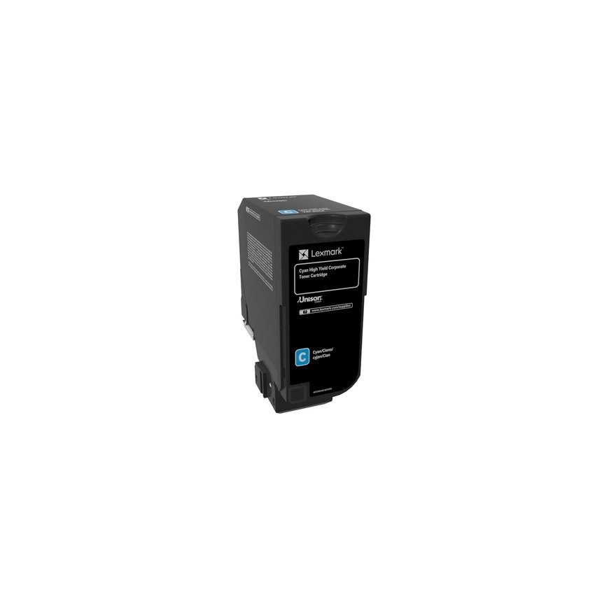 Lexmark 74C2HCE toonerikassett 1 tk Originaal Tsüaan