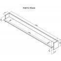 Cama PORTO 473535 полка Свободно подвешиваемая полка Настенный Древесно-стружечная плита (ДСП) Черны Cama PORTO 473535 полка Свободно подвешиваемая полка Настенный Древесно-стружечная плита (ДСП) Черны
