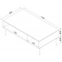 Cama PALAZZO 400028 журнальный/приставной столик Кофейный толик Прямоугольная форма 5 ножка(и) Cama PALAZZO 400028 журнальный/приставной столик Кофейный толик Прямоугольная форма 5 ножка(и)