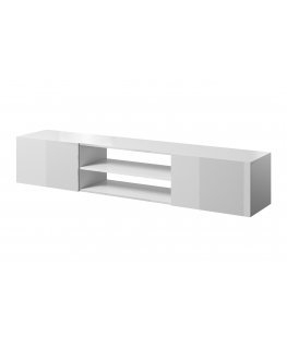 Cama RTV spinta SLIDE 200K 200x40x37 cm visa blizgi balta