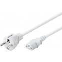 Goobay IEC Cord, 5 m, White Goobay IEC Cord, 5 m, White