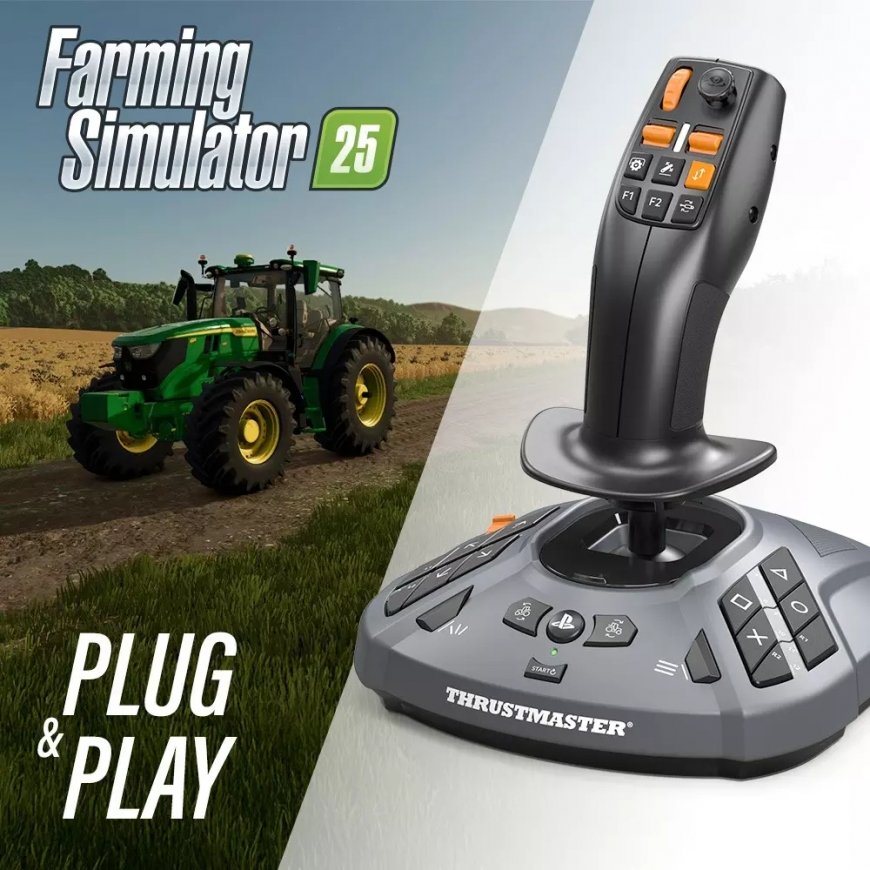 Thrustmaster SimTask FarmStick Черный Flightstick Аналоговый/цифровой ПК, PlayStation 5 – 2