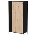 Cama MERCI 400016 magamistoa garderoob ja kapp 4 riiulid 2 uks(ed) Must Cama MERCI 400016 magamistoa garderoob ja kapp 4 riiulid 2 uks(ed) Must