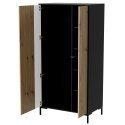 Cama MERCI 400016 magamistoa garderoob ja kapp 4 riiulid 2 uks(ed) Must Cama MERCI 400016 magamistoa garderoob ja kapp 4 riiulid 2 uks(ed) Must