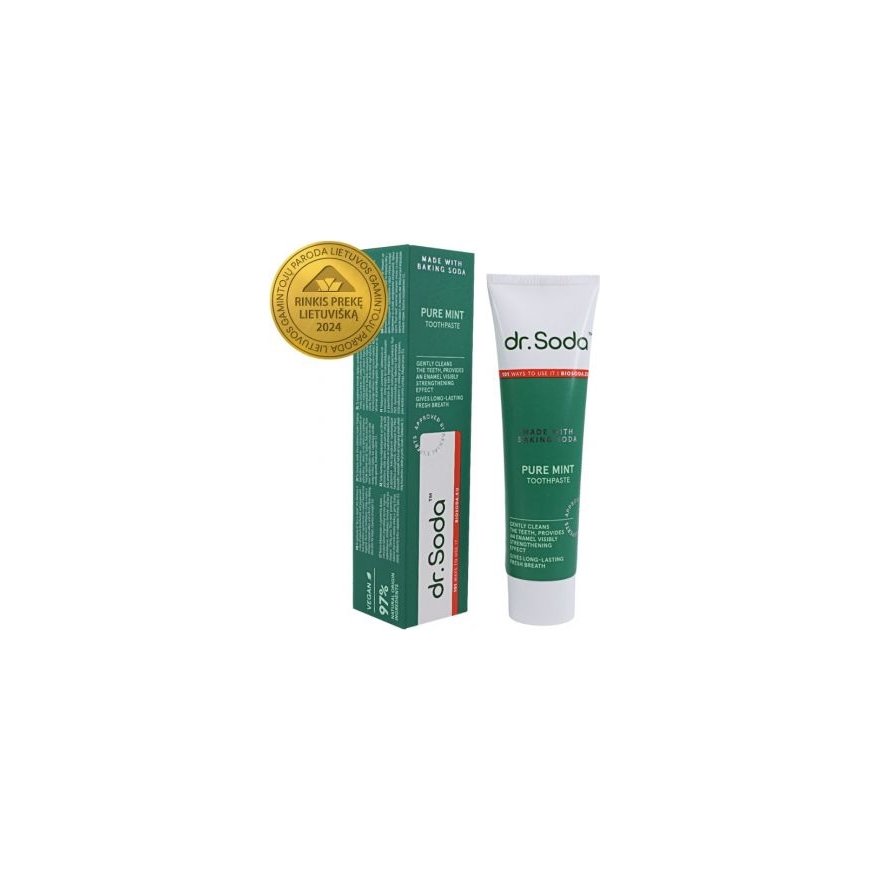 Soda | Toothpaste "Pure Mint", 100 ml | dr