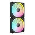 Corsair CO-9051028-WW система охлаждения компьютера Корпус компьютера Вентилятор 14 cm Черный 2 шт