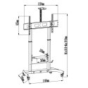 Techly ICA-TR45 подставка для телевизора/развлекательного центра 2 полка(и) Techly ICA-TR45 подставка для телевизора/развлекательного центра 2 полка(и)