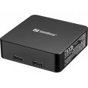 Sandberg 421-28 akupank 5000 mAh Traadita laadimine Must