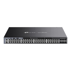 TP-Link Omada SG6654XHP võrgulüliti Juhitav L3 Gigabit Ethernet (10/100/1000) Power over Ethernet tugi 1U Must