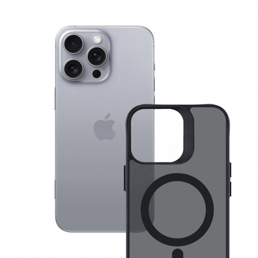 3MK Smoke MagCase mobiliojo telefono dėklas 17,5 cm (6.9") Pilka, Permatomas – 4