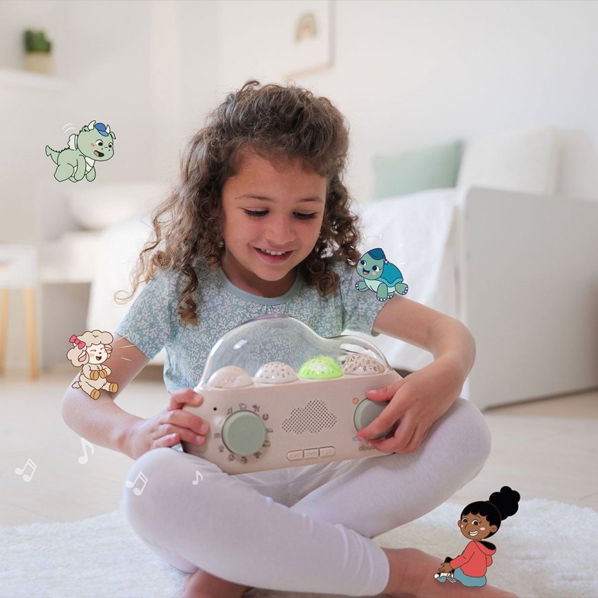 Cloud B CloudBox baby night-light Freestanding Beige, Green – 3