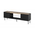 Cama EF ONDA RTV cabinet 180x40x39-58 black (standing or wall mounted) Cama EF ONDA RTV cabinet 180x40x39-58 black (standing or wall mounted)