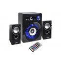 Audiocore AC910 kaiutinsetti 10 W Pöytätietokone/Kannettava tietokone musta Bluetooth